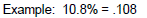 Image showing the conversion of a percent to a decimal