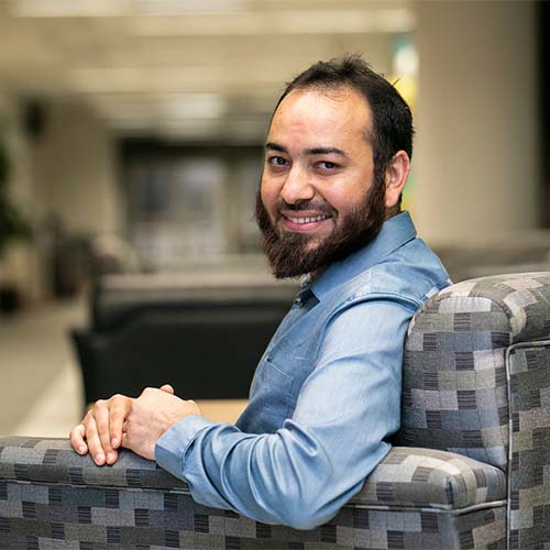 A headshot of Mason post-doc fellow Muhammad Salar Khan