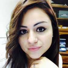 Valeria Prudencio, Government and International Politics major, smiles for the camera.