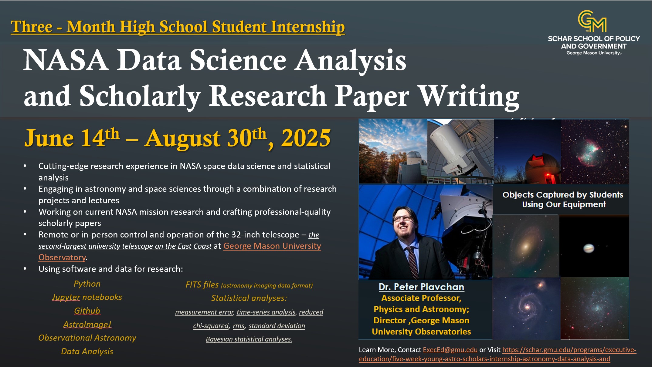 Program flyer for the Summer 2025 program. All flyer text is included directly below.